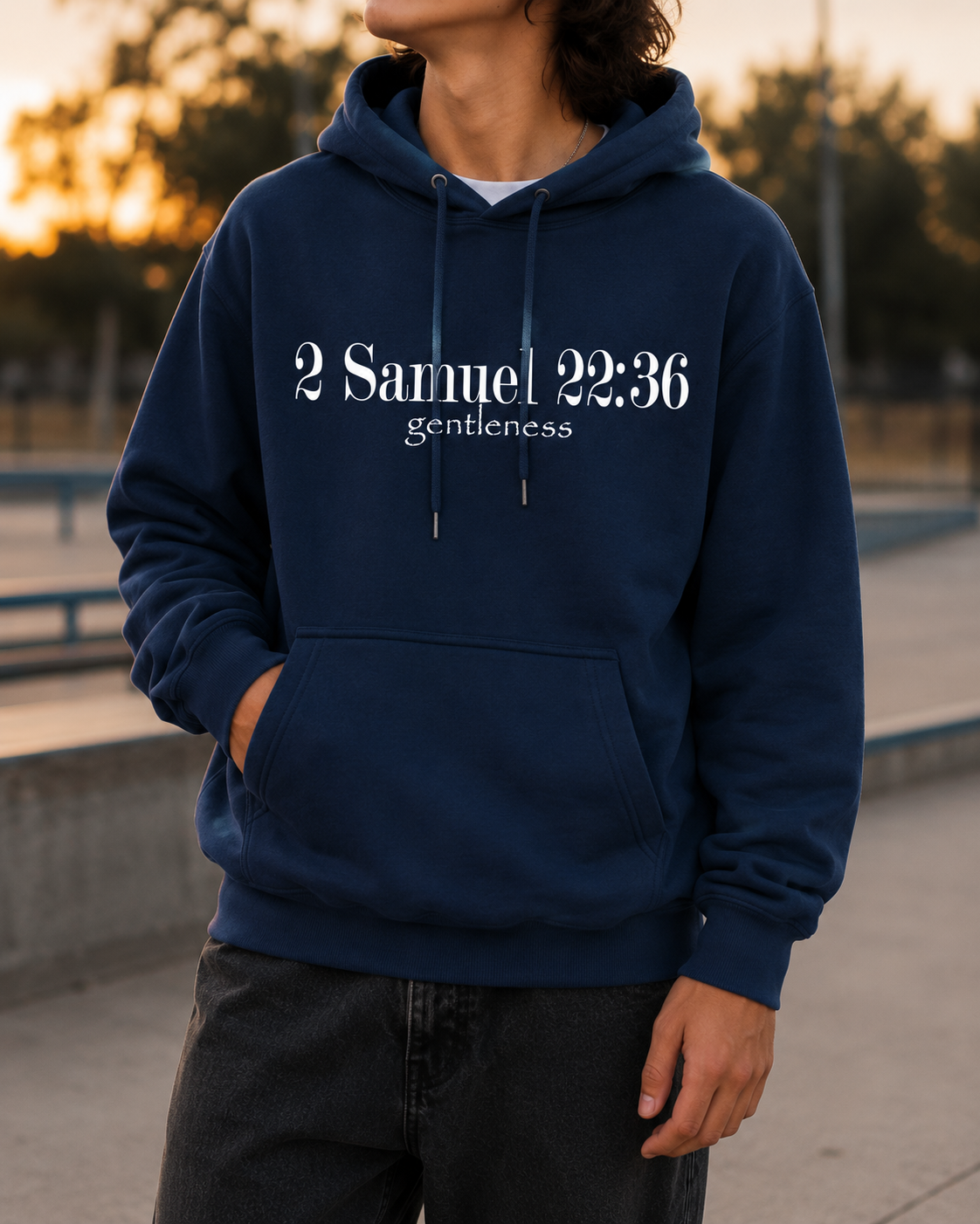 2 Samuel 22:36 Gentleness Hoodie