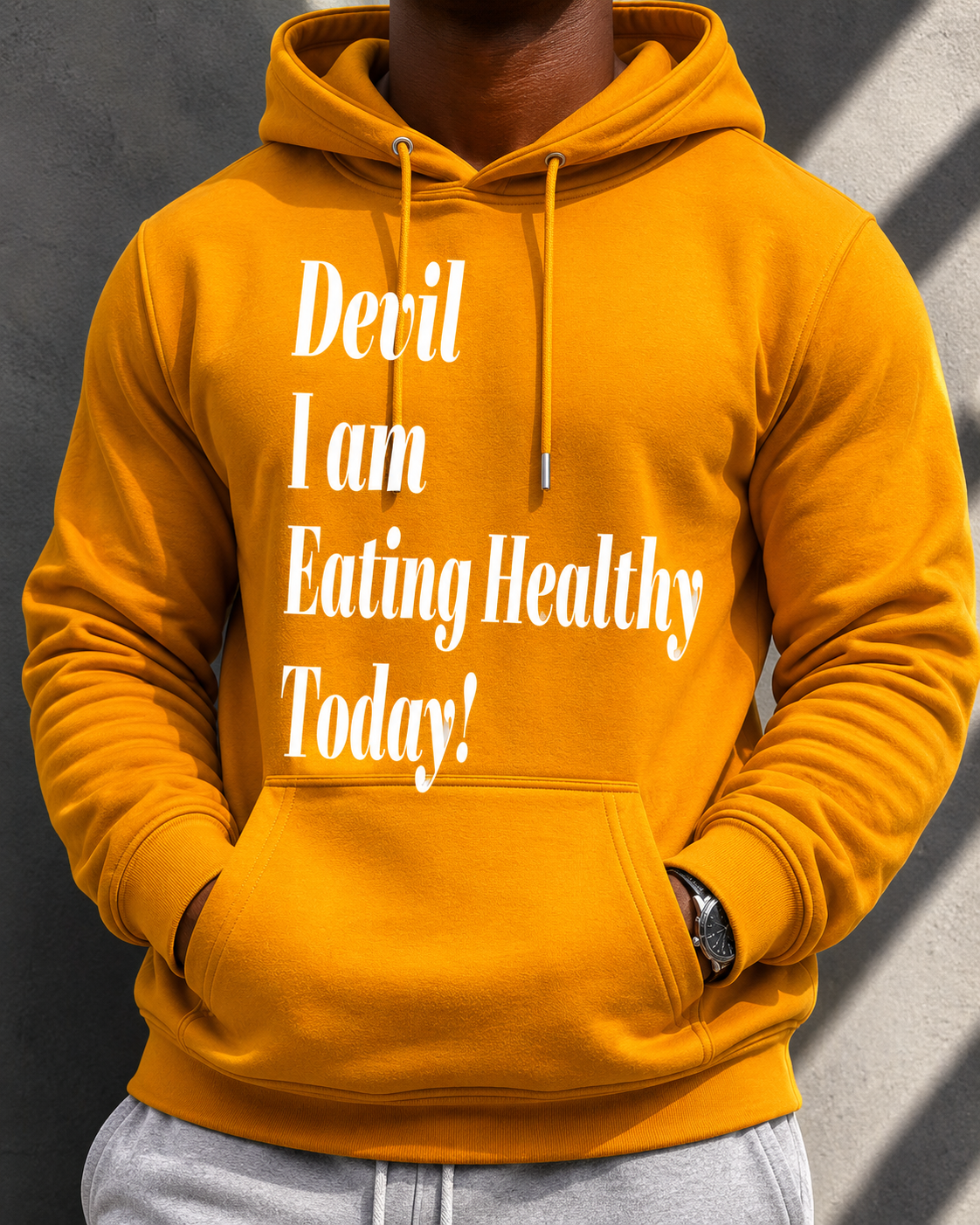 D.I.E.T. Devil I am Eating healthy Today Hoodie