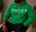 James 1:19-20 Self-Control Hoodie