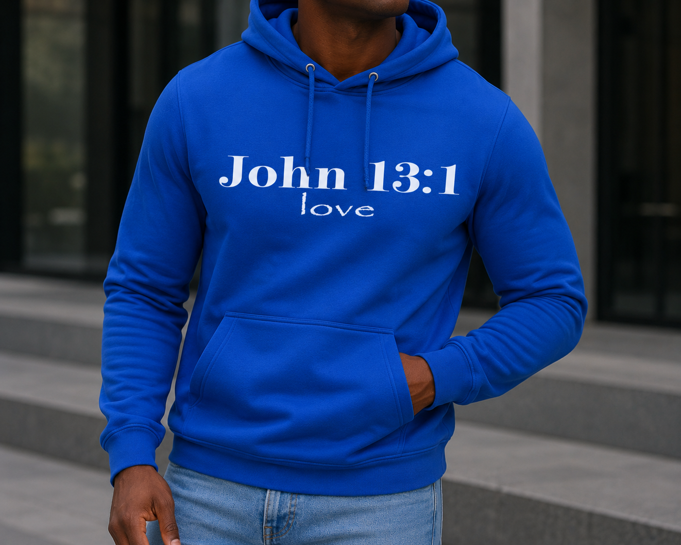 John 13:1 Love Hoodie