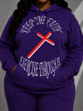 Keep The Faith Exercise Through It Hoodie