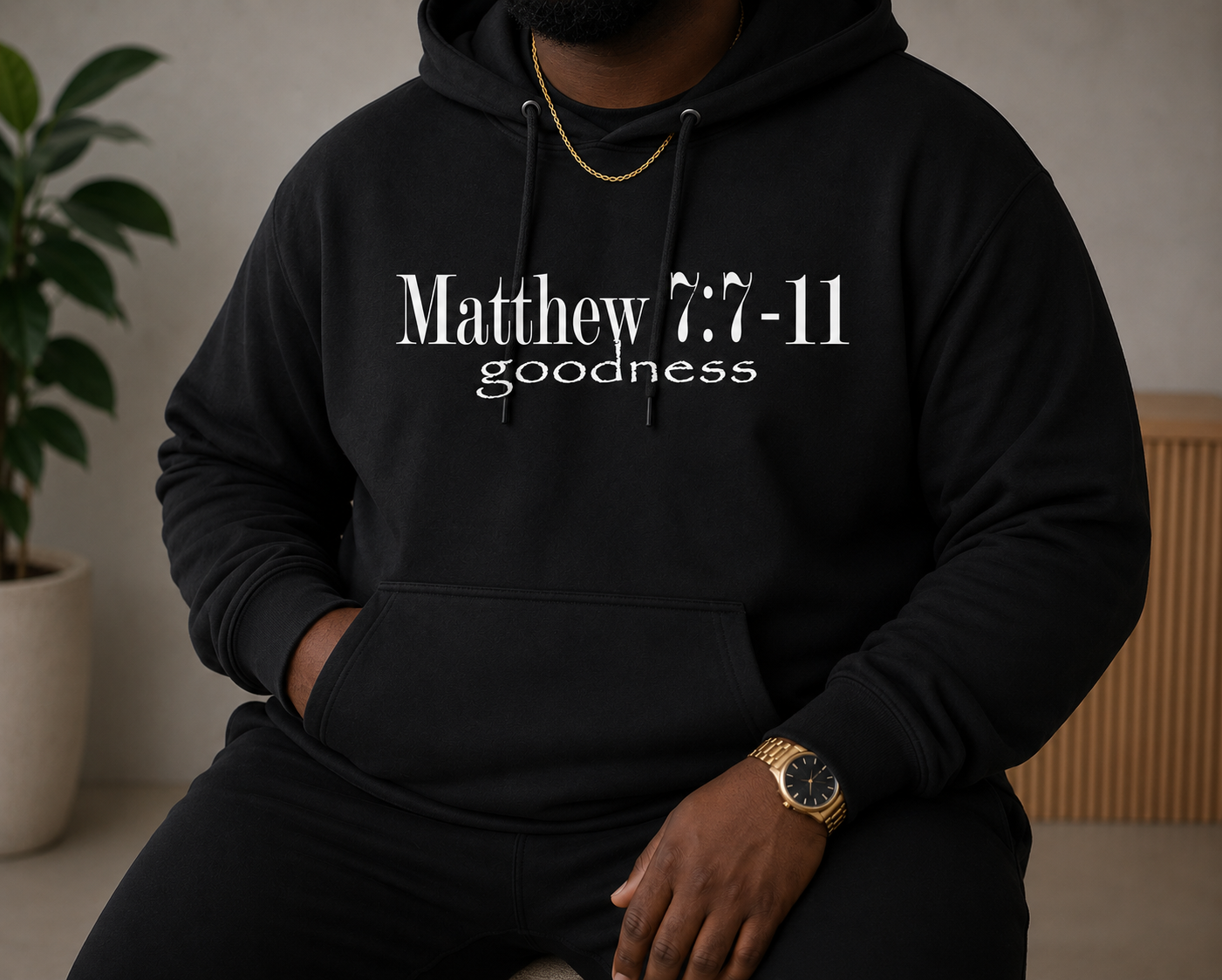 Matthew 7:7-11 Goodness Hoodie