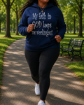 My Faith In God Keeps Me Workingout Hoodie